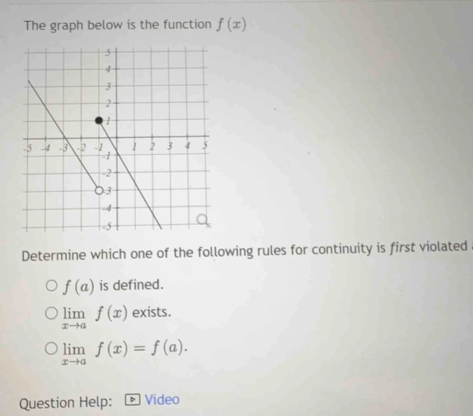 the graph below is the function $f(x)$ determine which one of the follo…