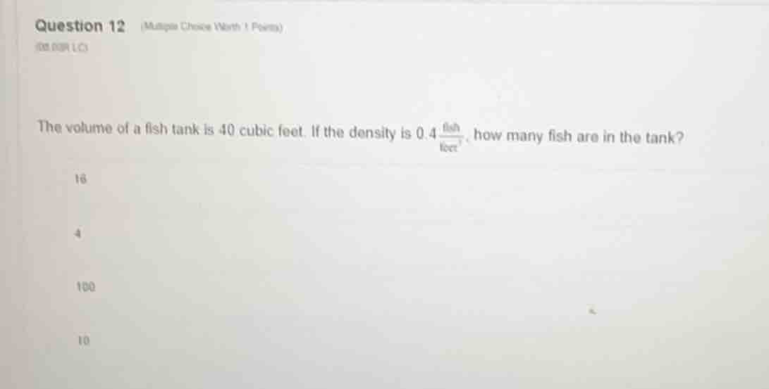 question 12 (multiple choice worth 1 points)id: b2r lc)the volume of a …