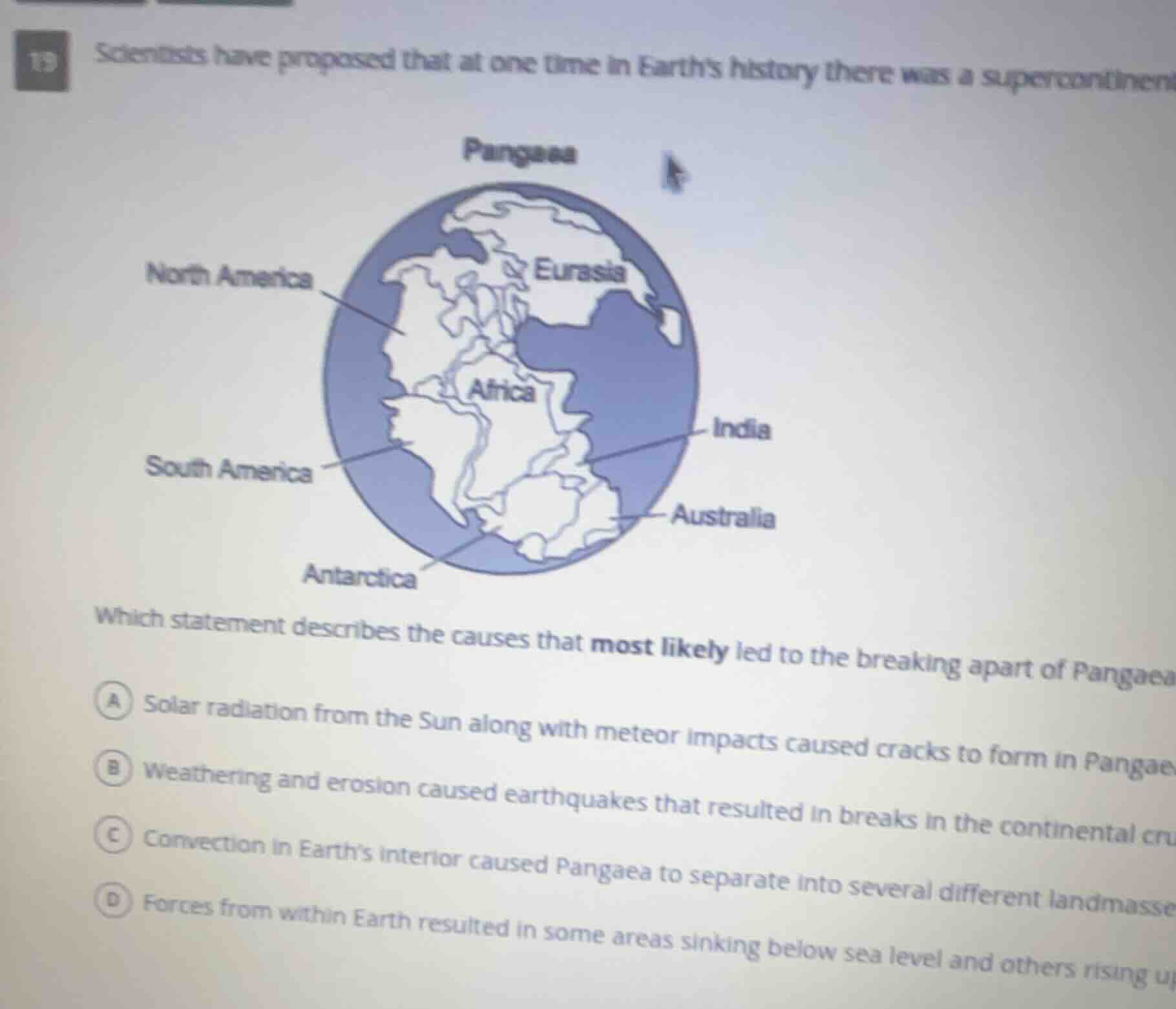 19 scientists have proposed that at one time in earths history there wa…