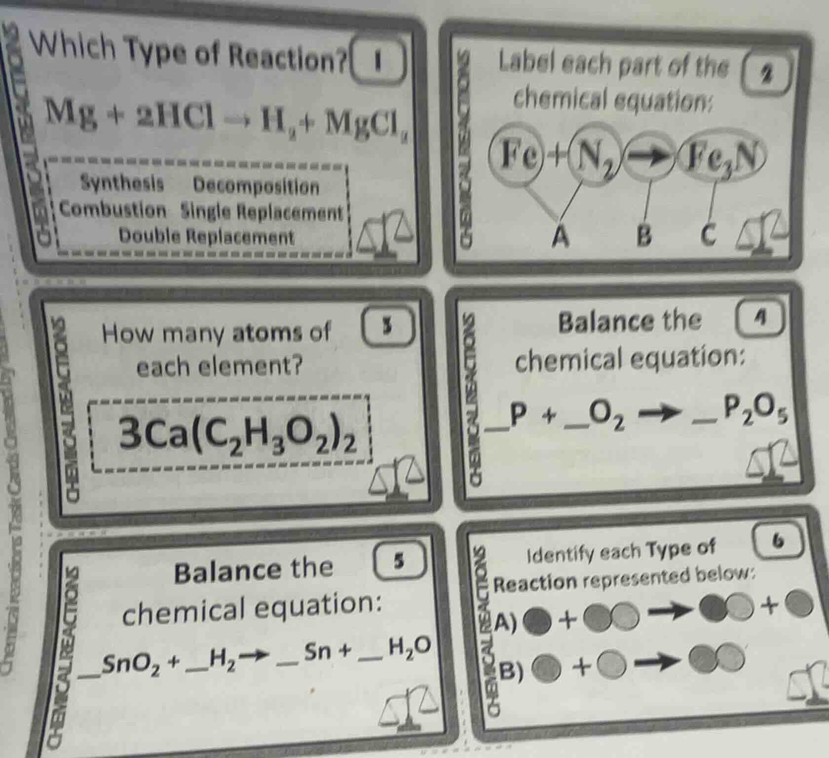 1. which type of reaction? $ce{mg + 2hcl -> h_{2} + mgcl_{2}}$synthesis…