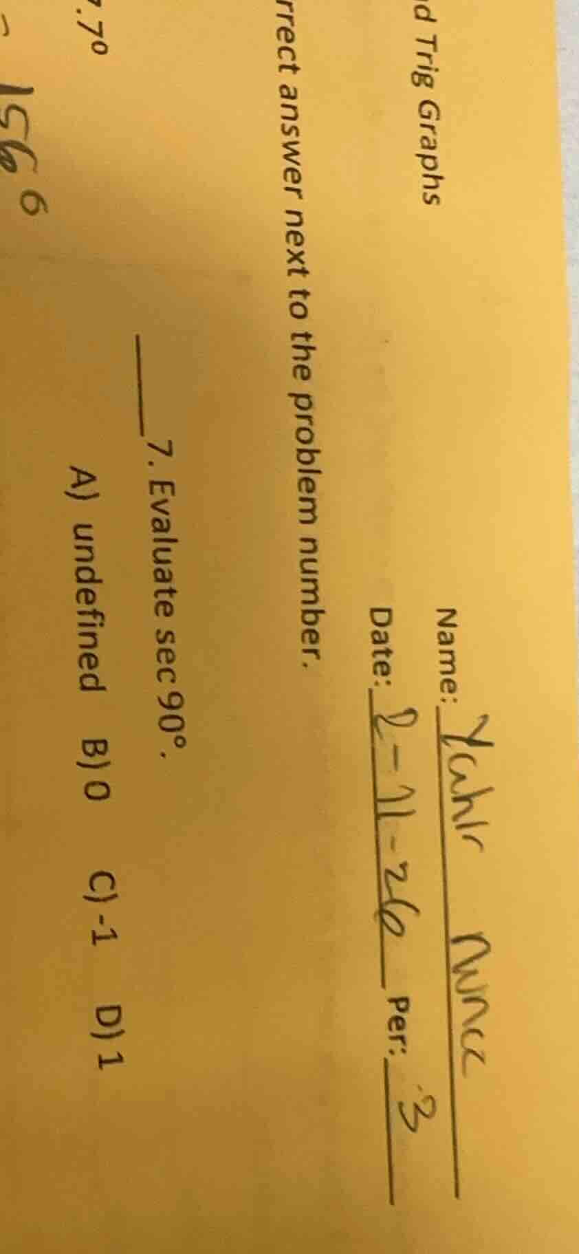 d trig graphs name: date: per: correct answer next to the problem numbe…