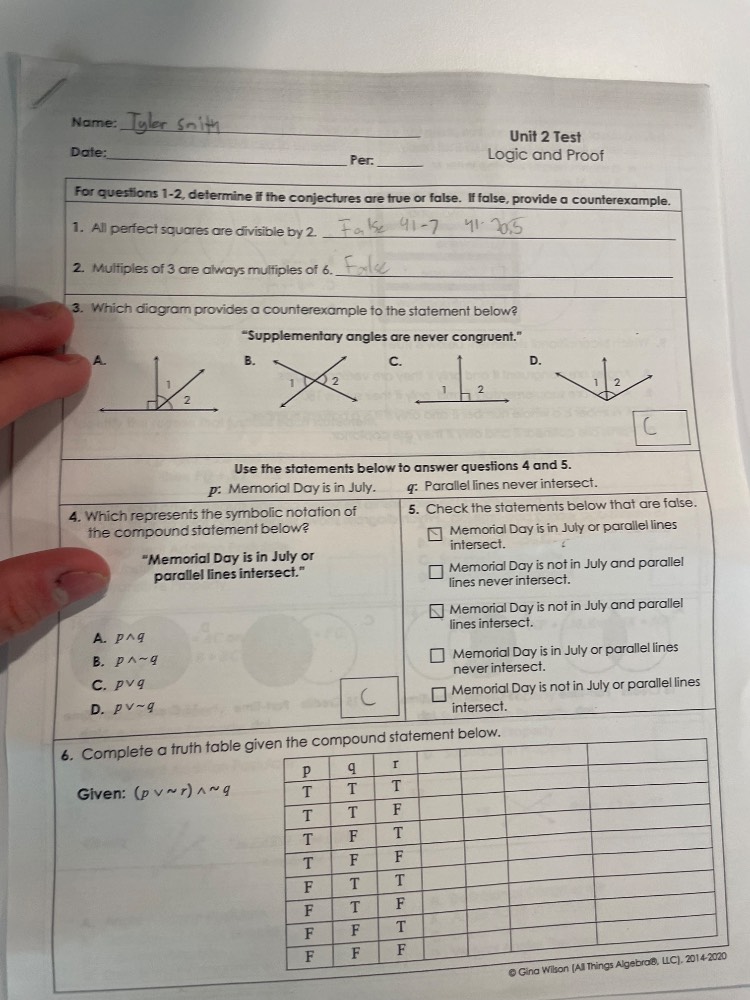 name: tyler smithdate:_________per:_________unit 2 testlogic and prooff…