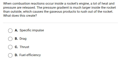 when combustion reactions occur inside a rockets engine, a lot of heat …