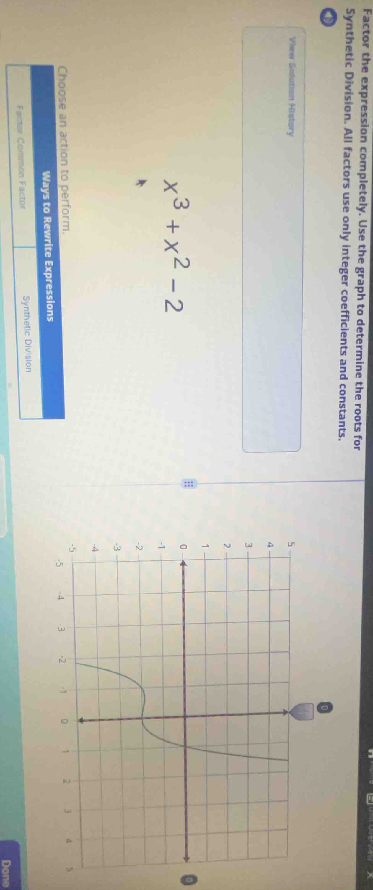 factor the expression completely. use the graph to determine the roots …