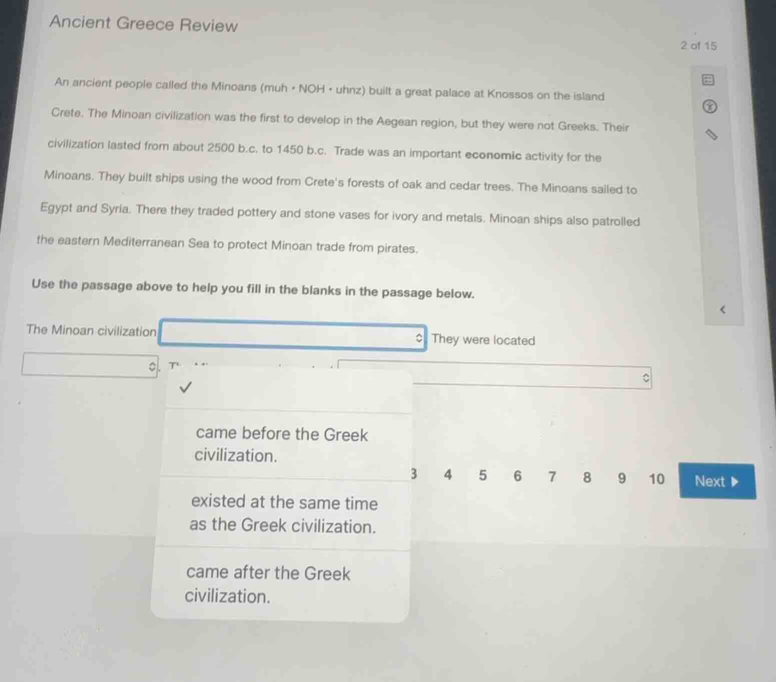 ancient greece review 2 of 15 an ancient people called the minoans (muh…