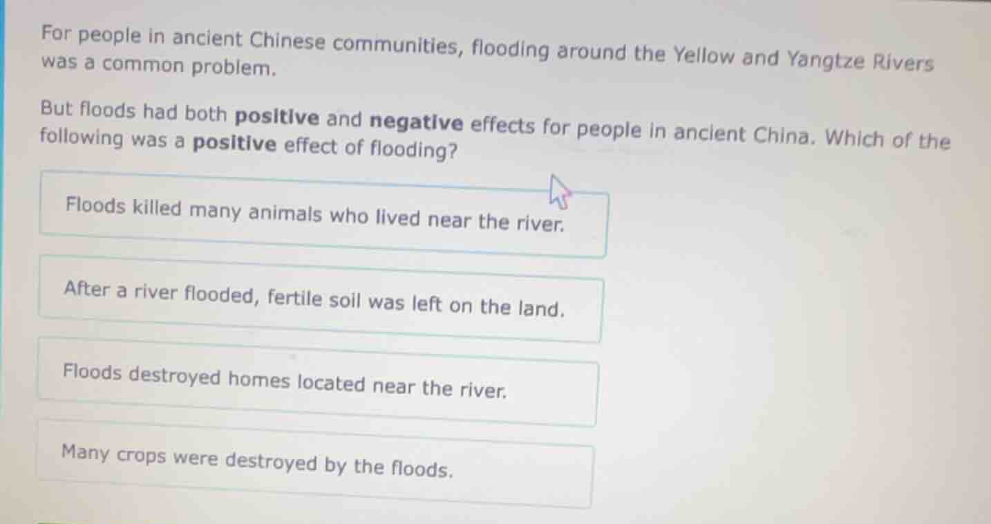 for people in ancient chinese communities, flooding around the yellow a…