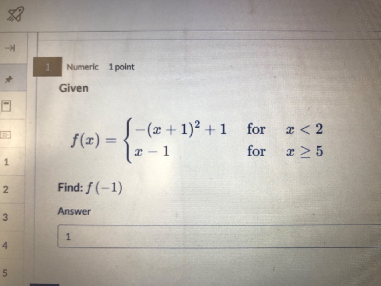 1 numeric 1 point given $f(x)=\\begin{cases}-(x + 1)^2 + 1 & \\text{for…