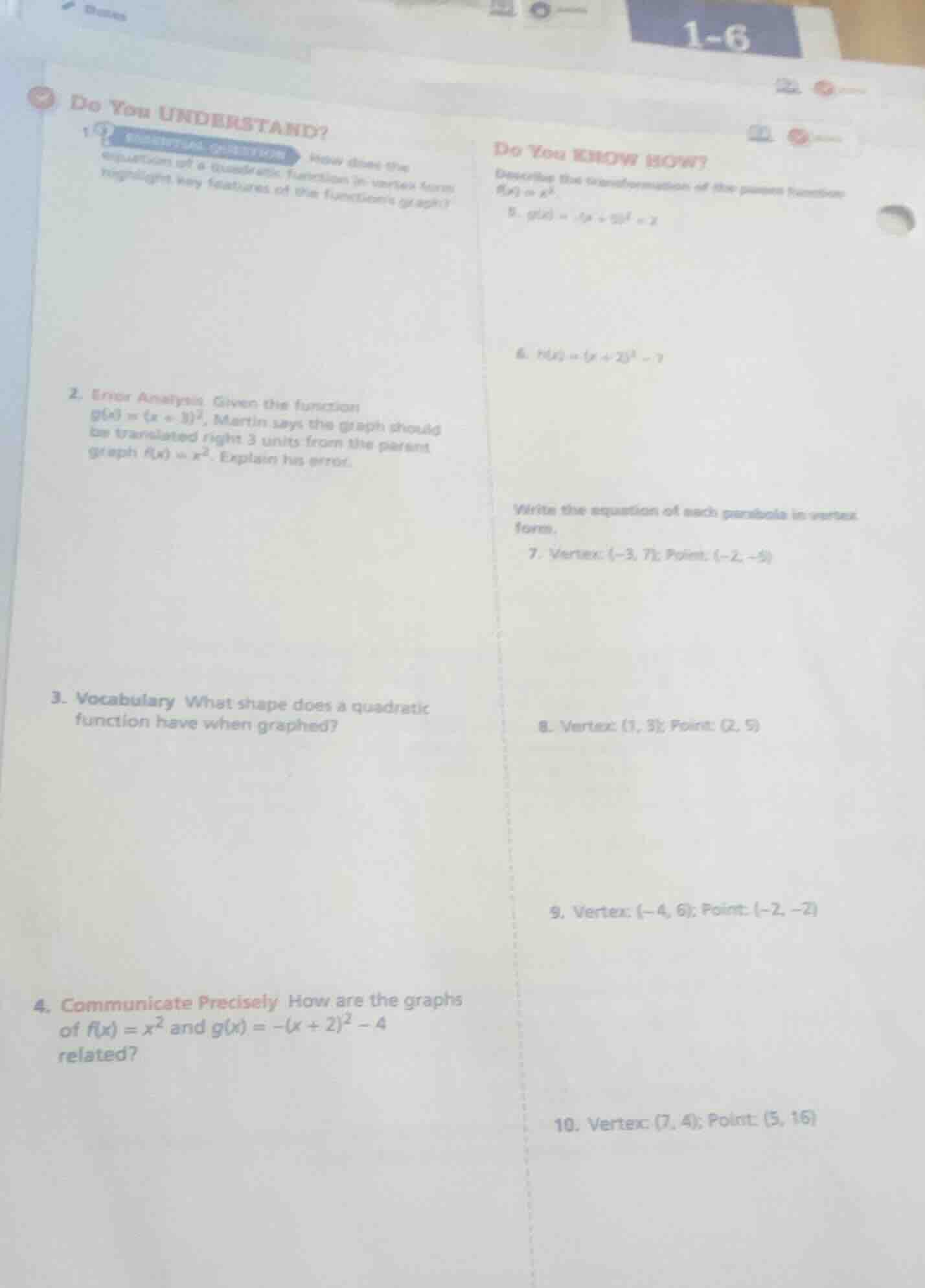 1-6 do you understand? 1. essential question how does the equation of a…