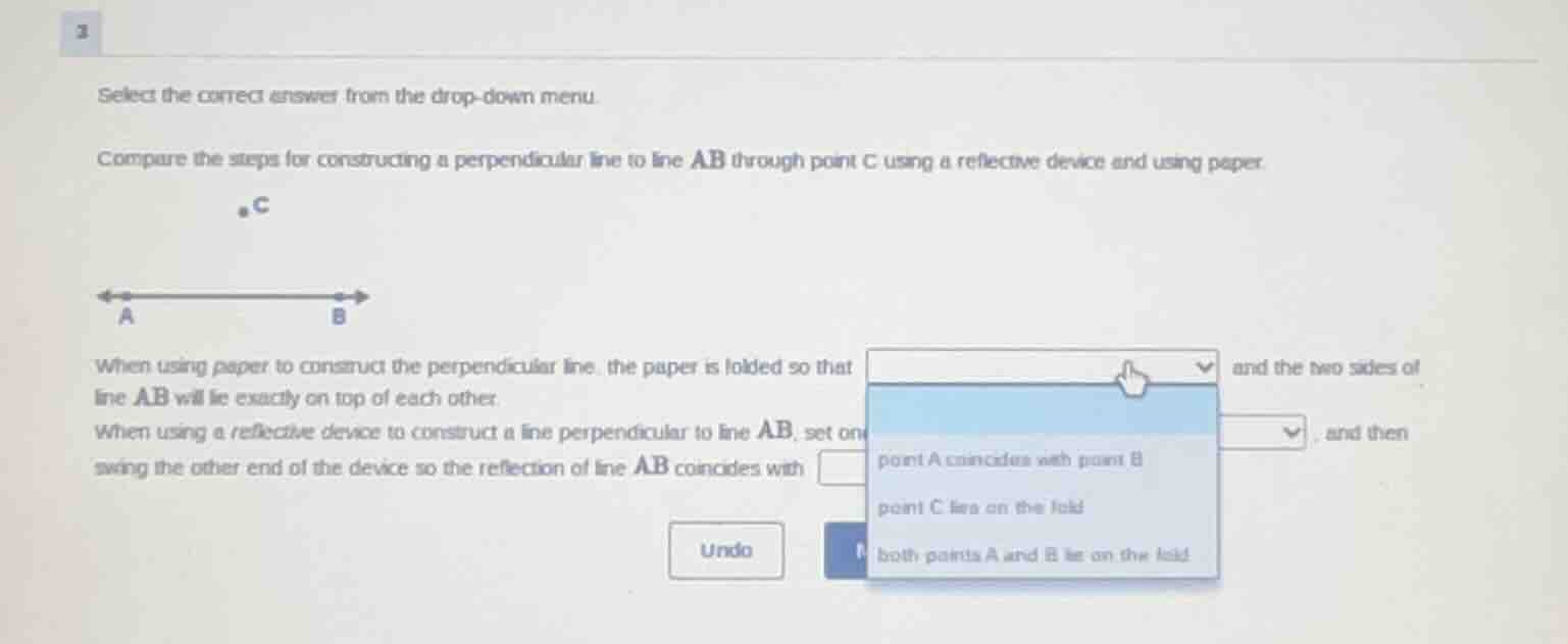 3 select the correct answer from the drop-down menu. compare the steps …