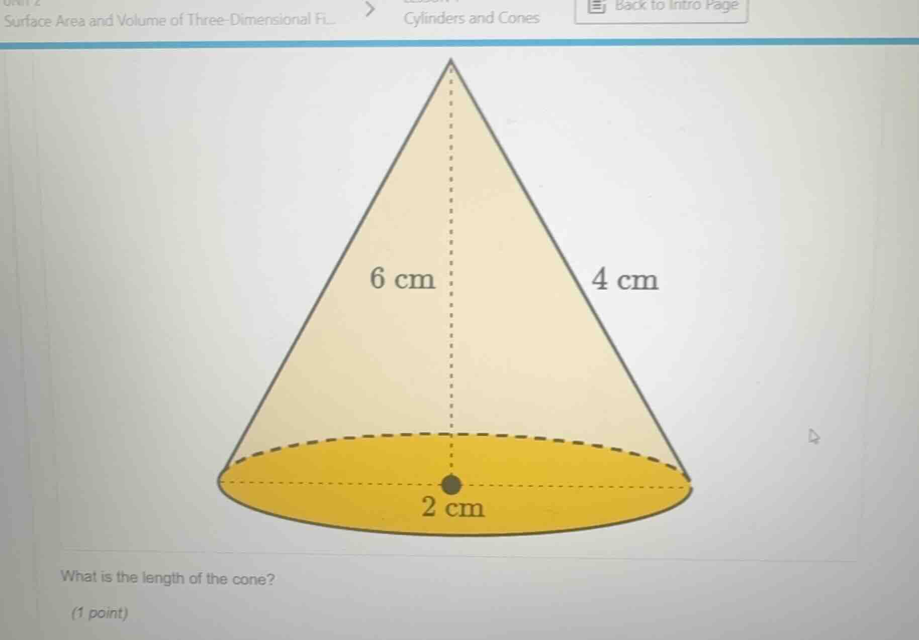 surface area and volume of three-dimensional fi... cylinders and cones …