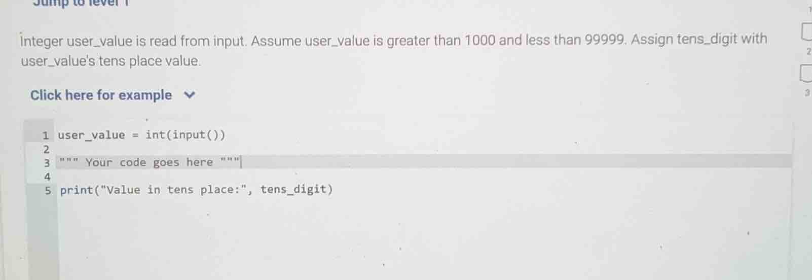 integer user_value is read from input. assume user_value is greater tha…