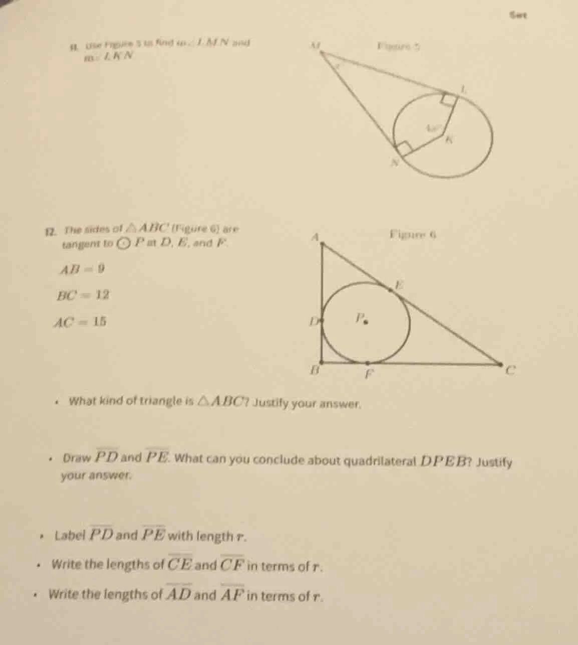 11. use figure 5 to find $m\\angle lmn$ and $m\\angle lkn$ 12. the side…