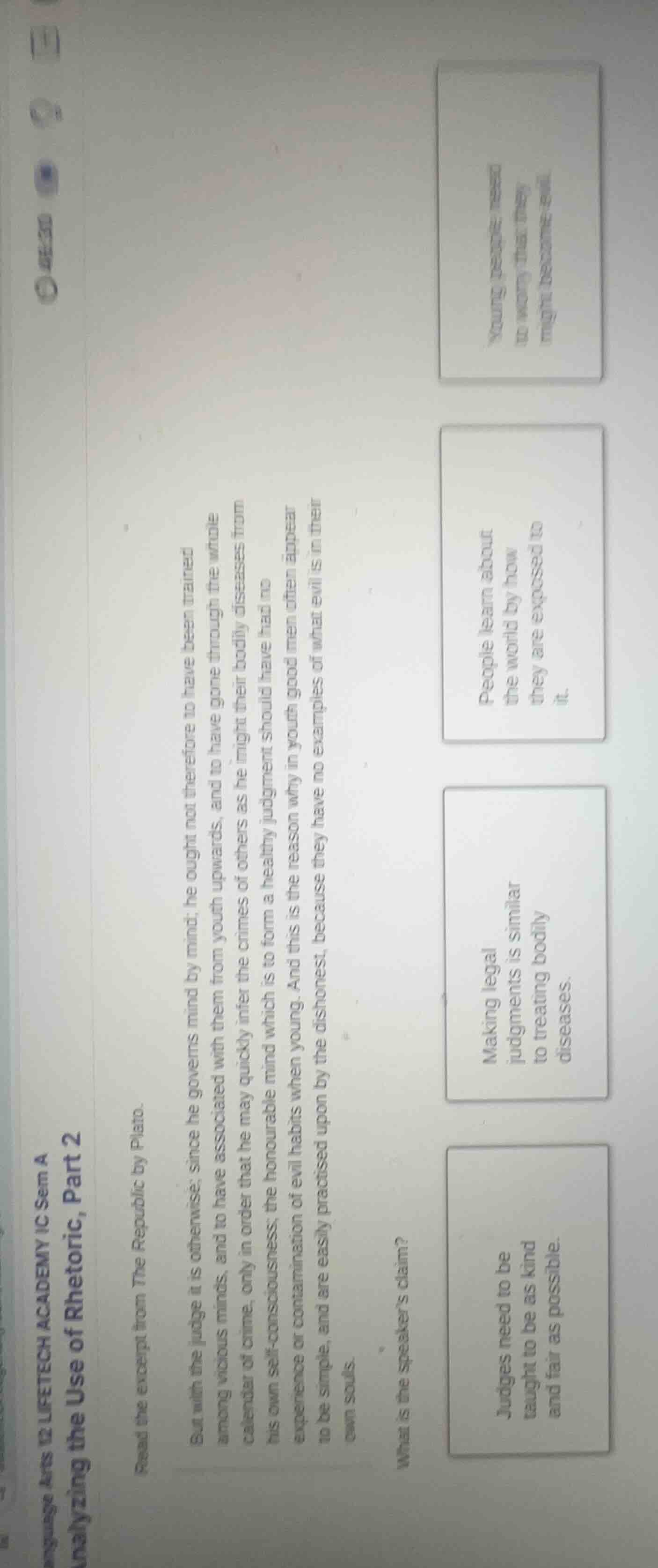 anguage arts 12 lifetech academy ic sem analyzing the use of rhetoric, …