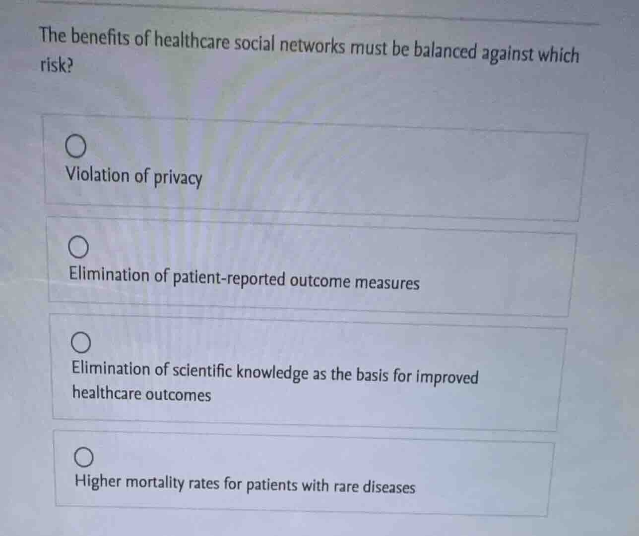 the benefits of healthcare social networks must be balanced against whi…