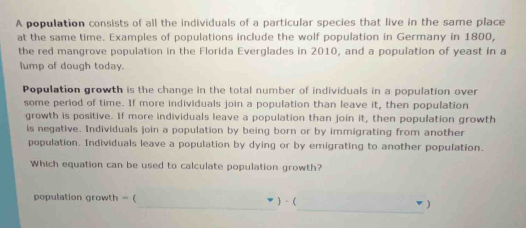 a population consists of all the individuals of a particular species th…