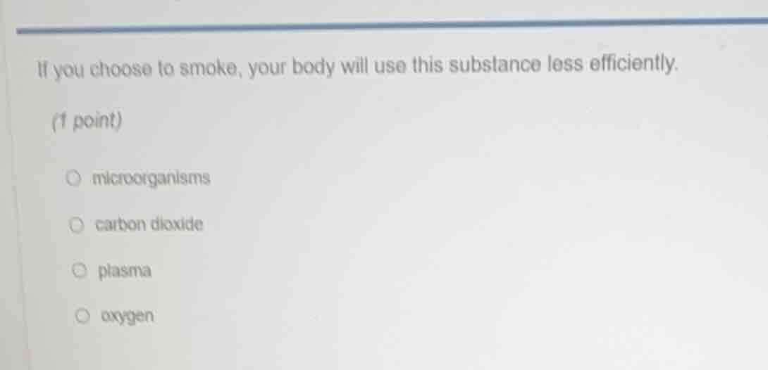 if you choose to smoke, your body will use this substance less efficien…
