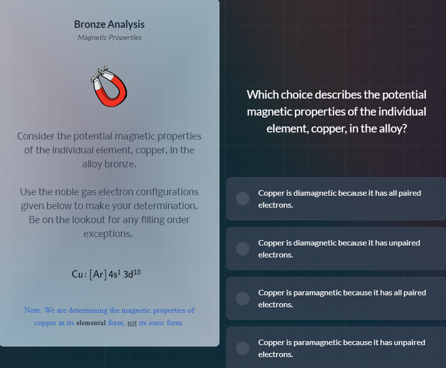 bronze analysis magnetic properties consider the potential magnetic pro…