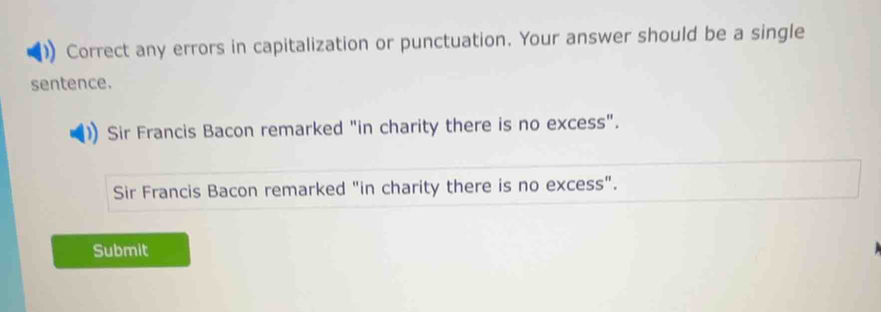 correct any errors in capitalization or punctuation. your answer should…