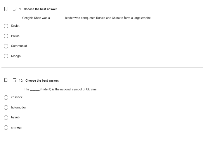 9. choose the best answer. genghis khan was a ______ leader who conquer…