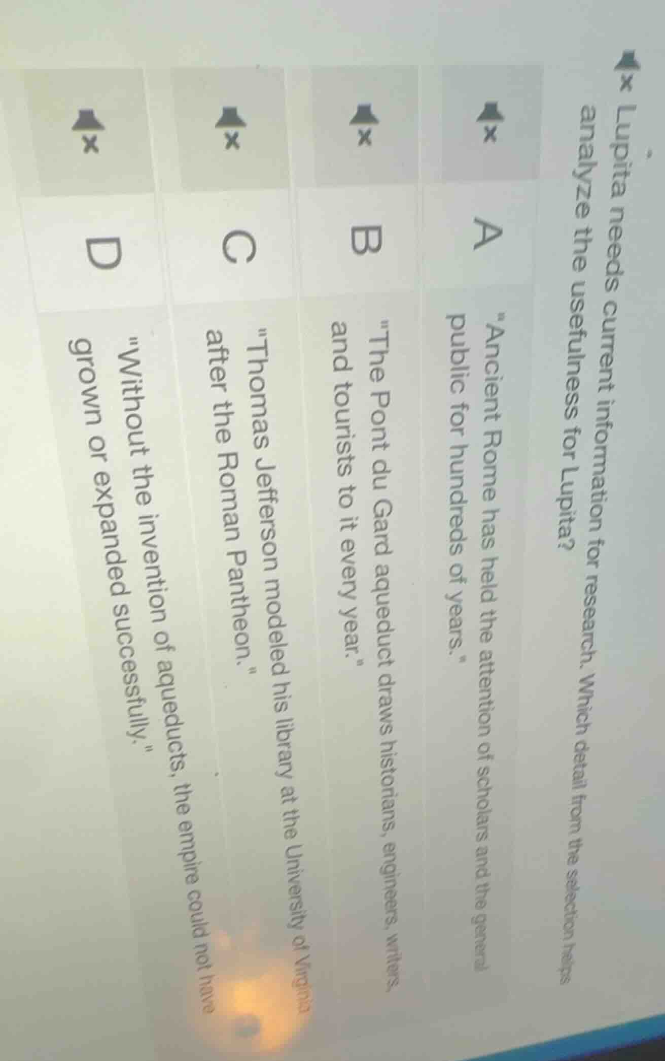 lupita needs current information for research. which detail from the se…