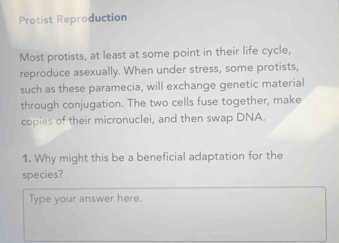 protist reproduction most protists, at least at some point in their lif…