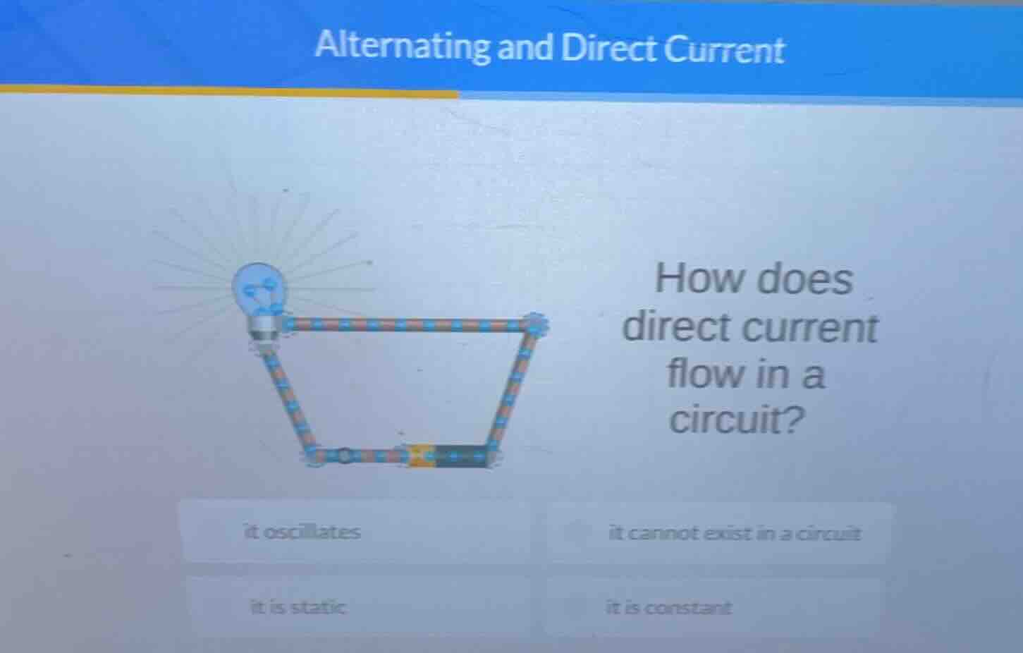 alternating and direct current how does direct current flow in a circui…