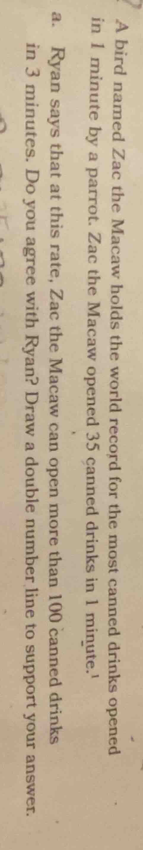 a bird named zac the macaw holds the world record for the most canned d…