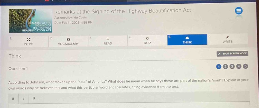 remarks at the signing of the highway beautification act assigned by id…