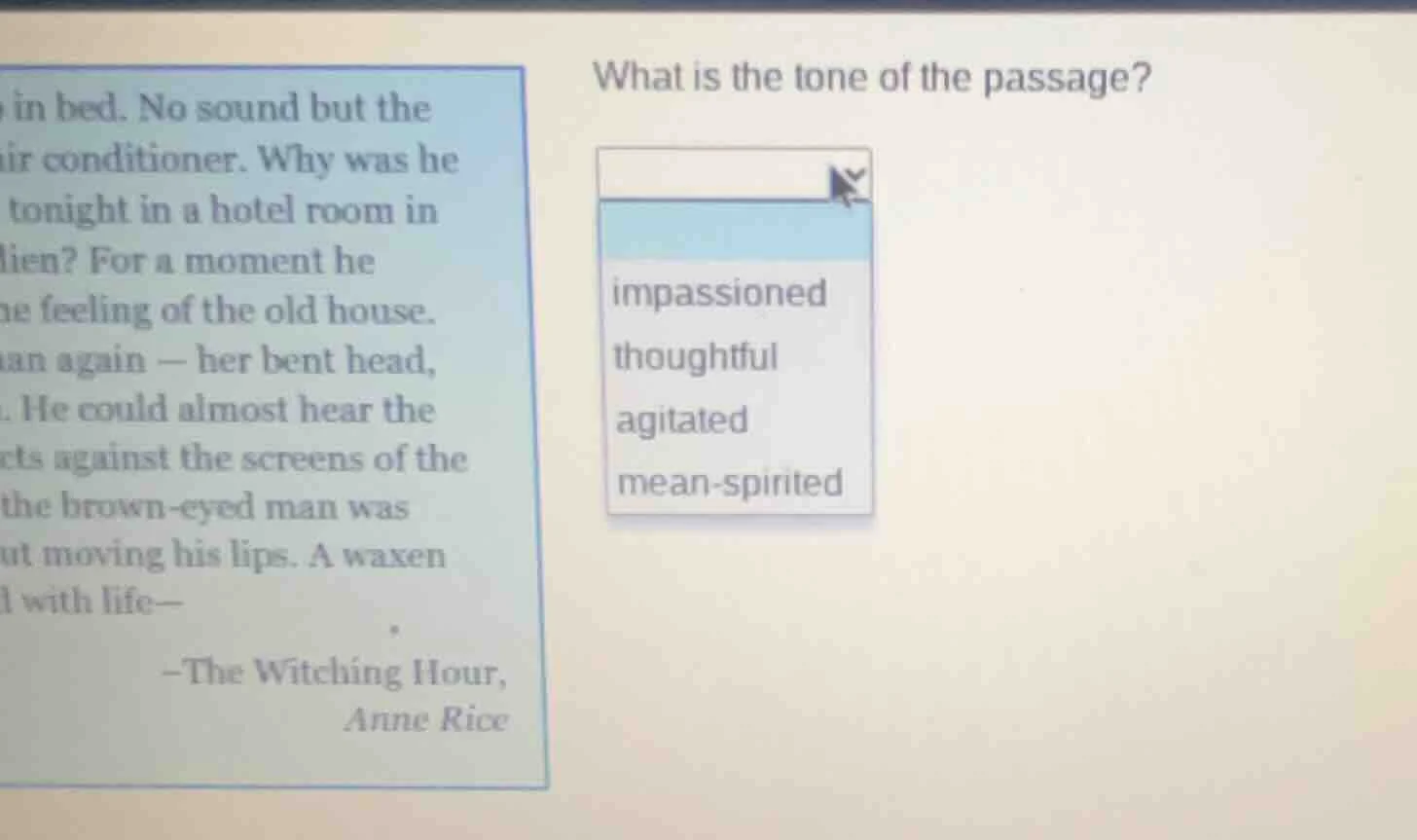 in bed. no sound but the air conditioner. why was he tonight in a hotel…