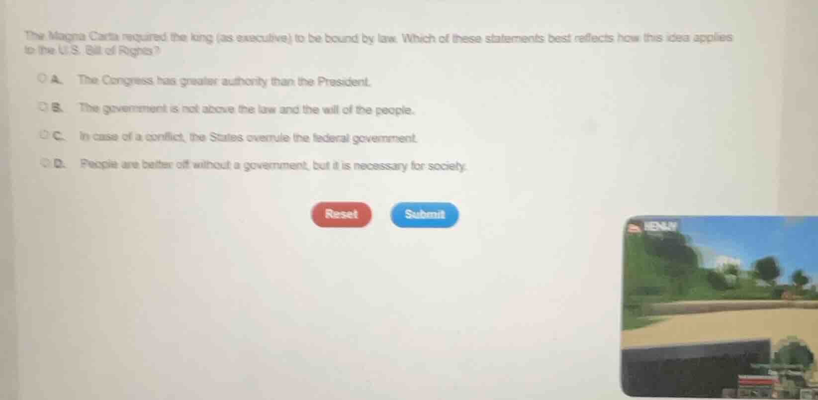 the magna carta required the king (as executive) to be bound by law. wh…