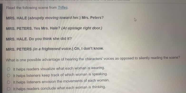 read the following scene from trifles. mrs. hale. (abruptly moving towa…