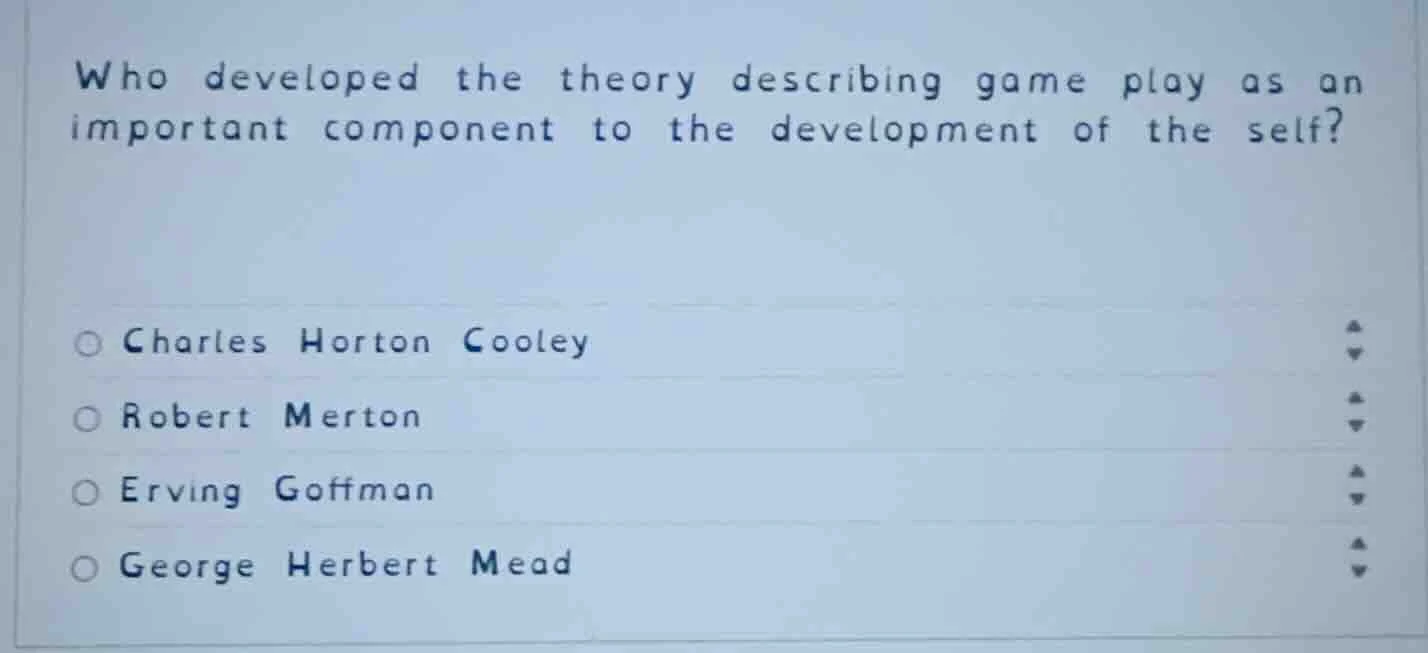who developed the theory describing game play as an important component…