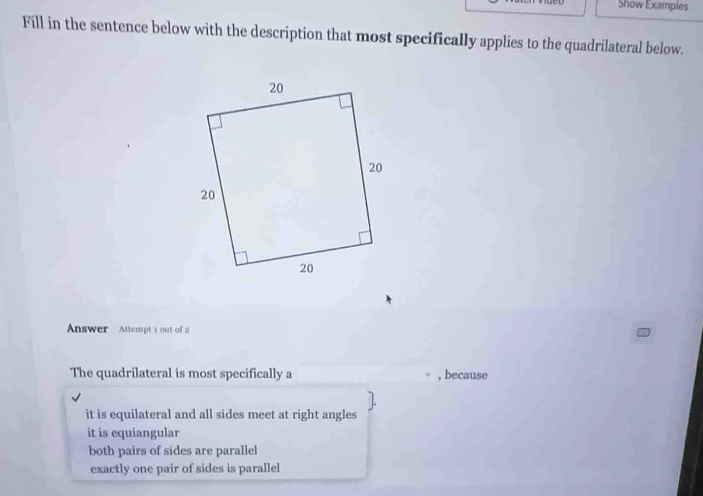 fill in the sentence below with the description that most specifically …