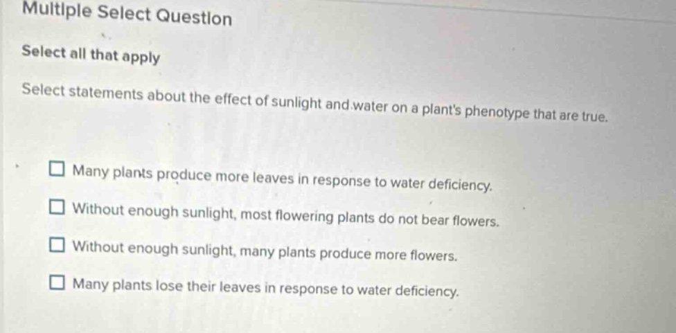 multiple select question select all that apply select statements about …
