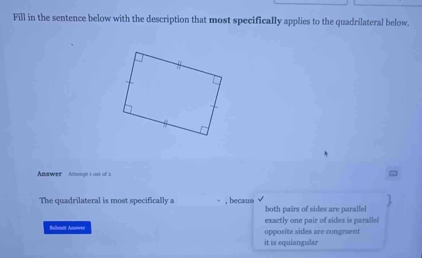 fill in the sentence below with the description that most specifically …