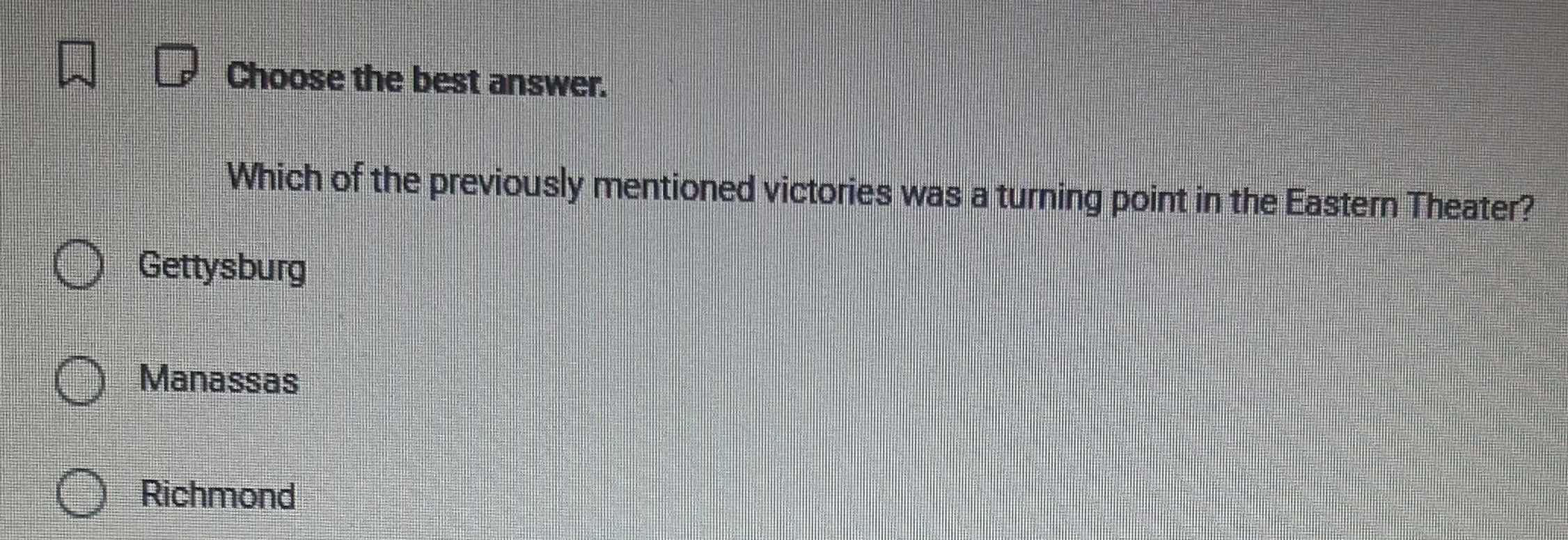 choose the best answer. which of the previously mentioned victories was…