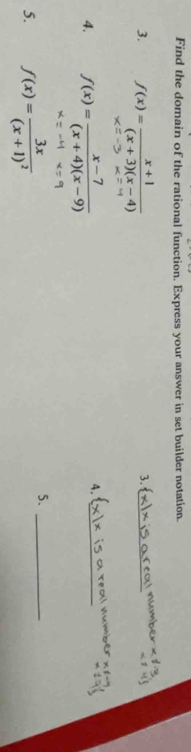 find the domain of the rational function. express your answer in set bu…