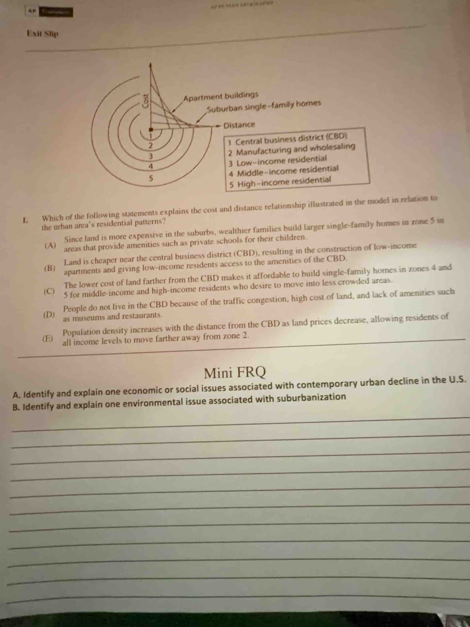 exit slip 1 central business district (cbd) 2 manufacturing and wholesa…