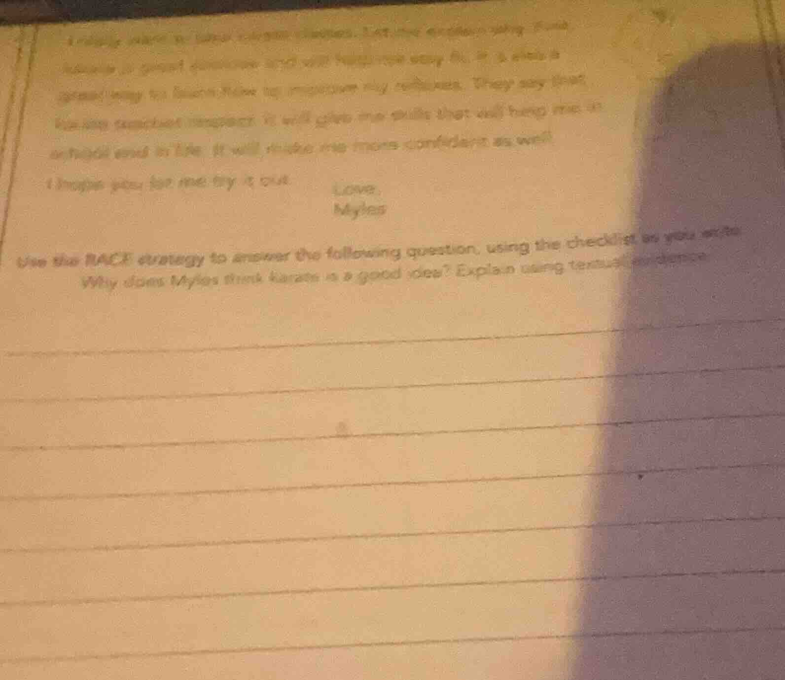 i really want to take karate classes. let me explain why. karate is goo…