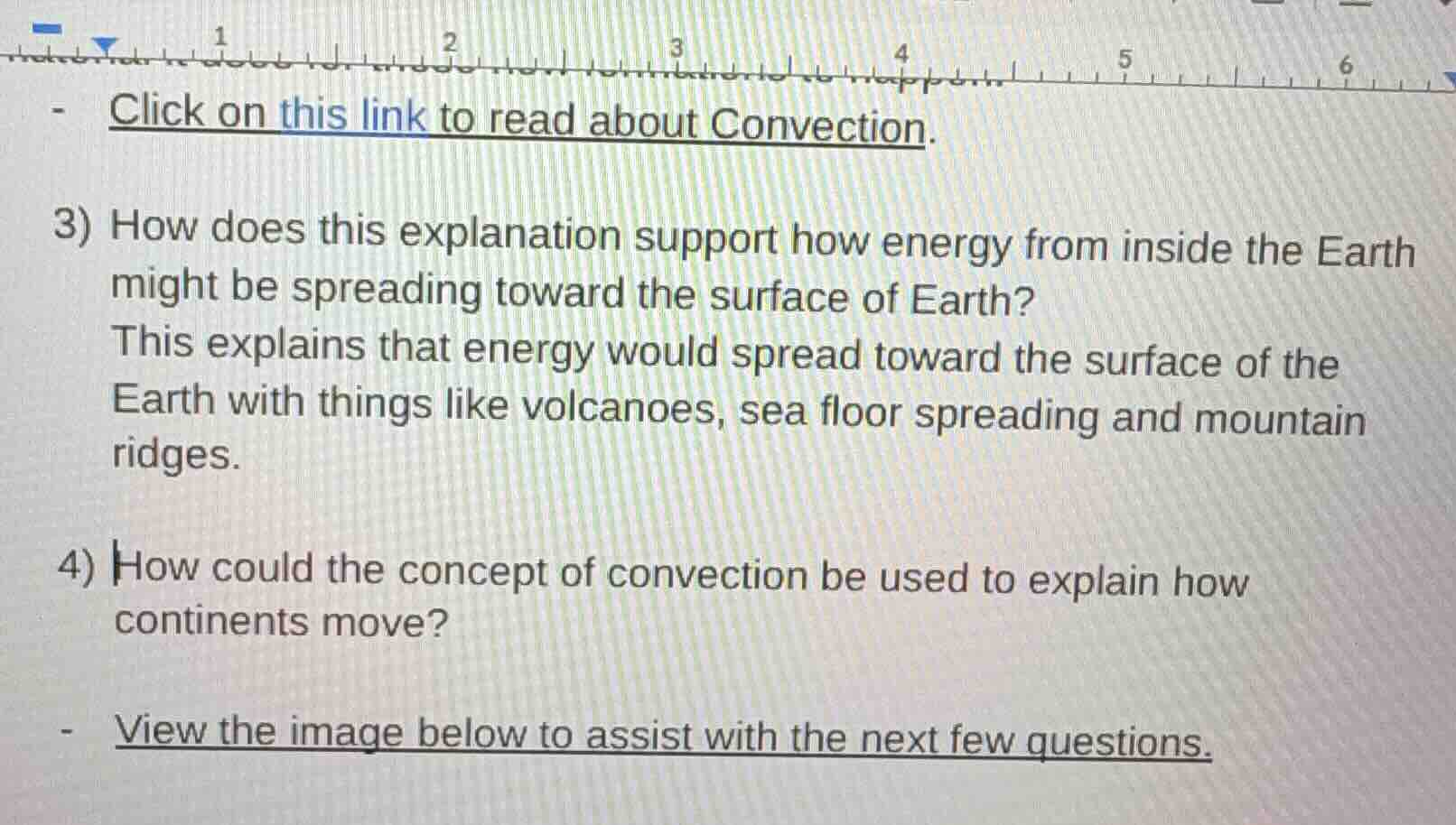 - click on this link to read about convection. 3) how does this explana…