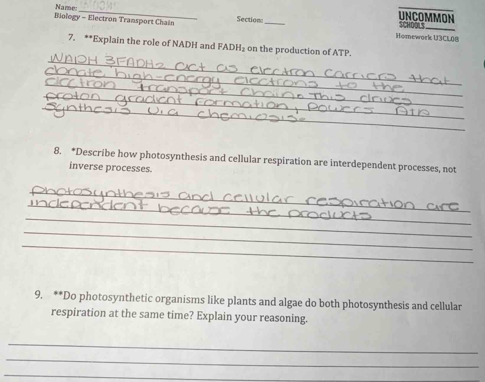 name: _______________section:______biology - electron transport chainun…