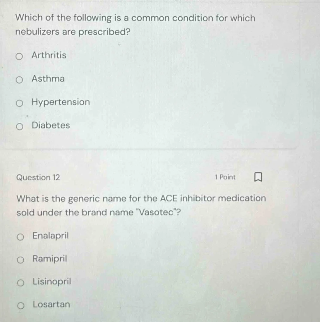 which of the following is a common condition for which nebulizers are p…