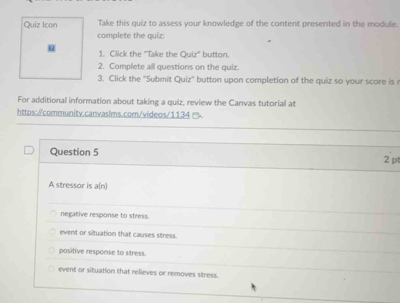 take this quiz to assess your knowledge of the content presented in the…
