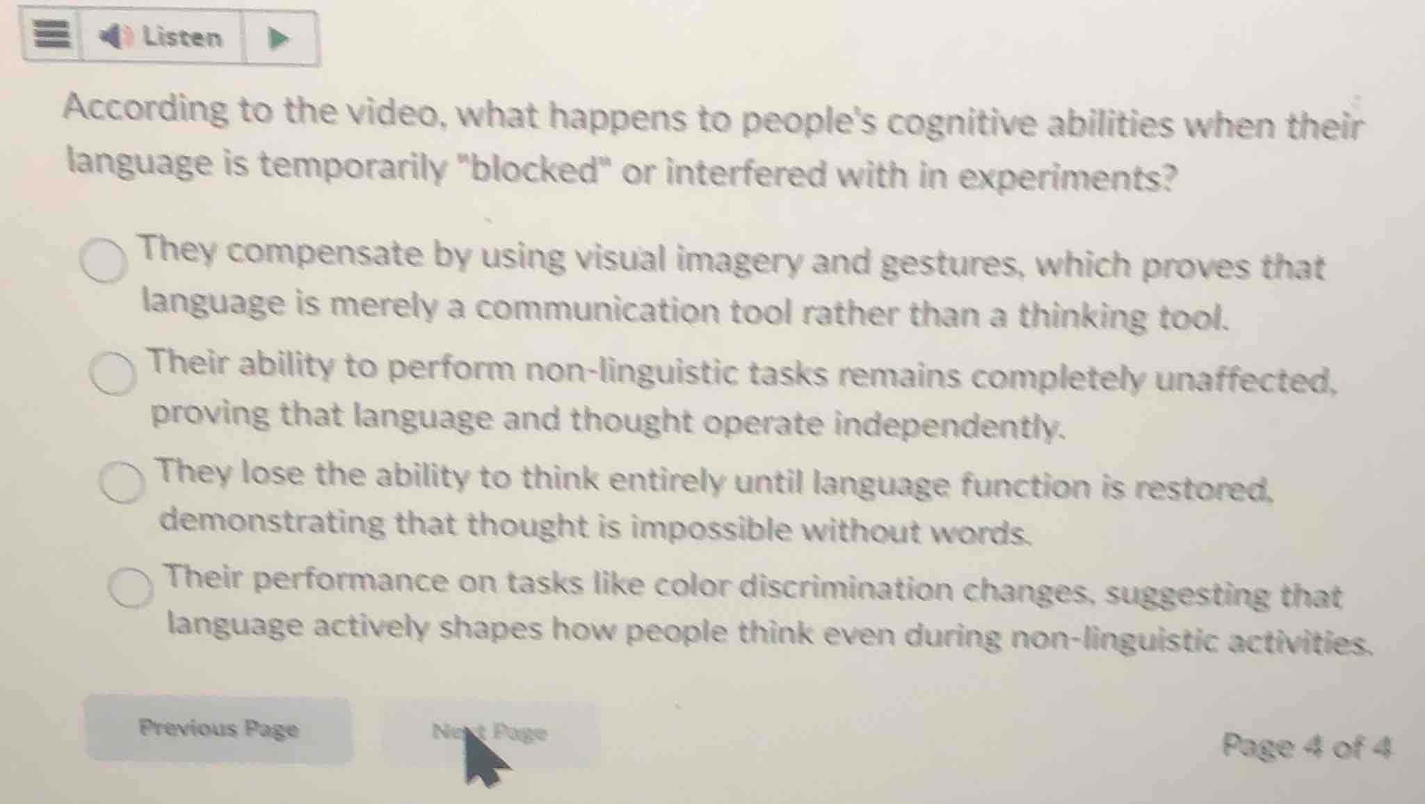 listen according to the video, what happens to peoples cognitive abilit…