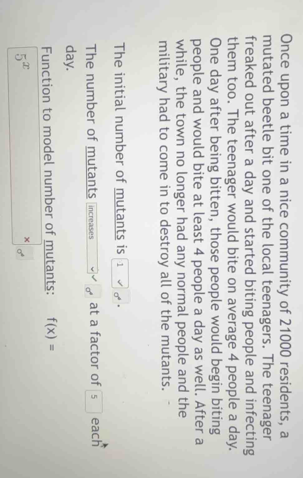 once upon a time in a nice community of 21000 residents, a mutated beet…