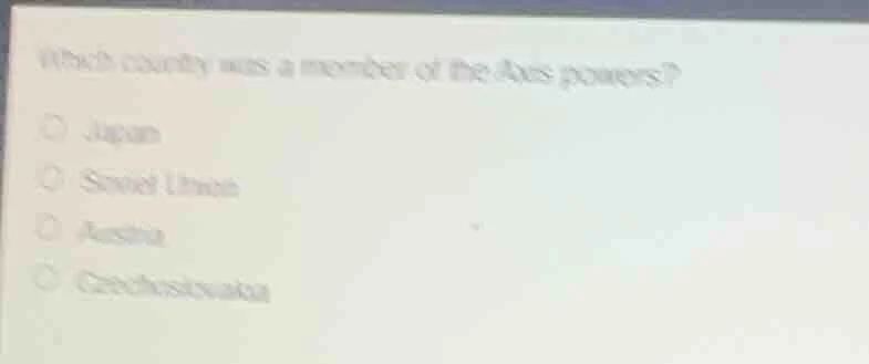which country was a member of the axis powers?japansoviet unionaustriac…