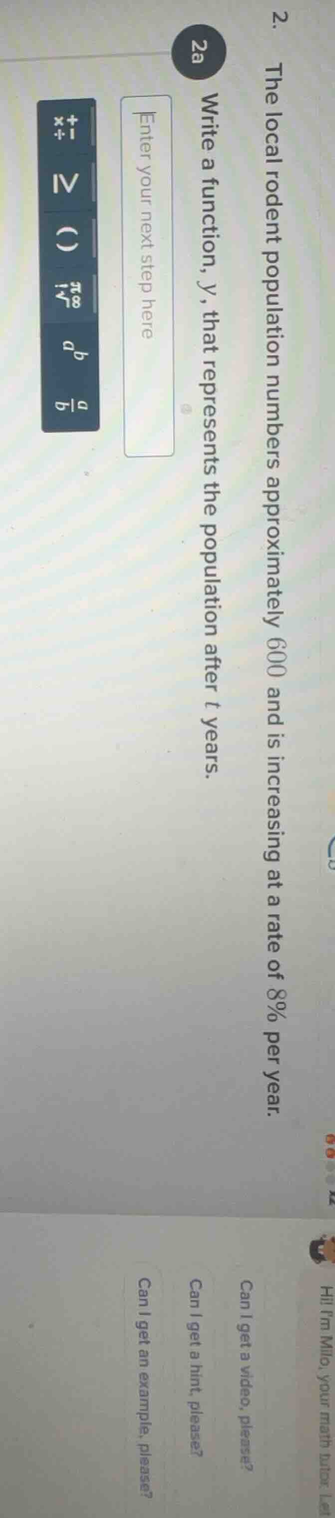 2. the local rodent population numbers approximately 600 and is increas…