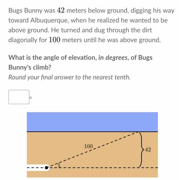 bugs bunny was 42 meters below ground, digging his way toward albuquerq…
