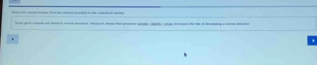 select the correct answer from the choices provided in the underlined s…