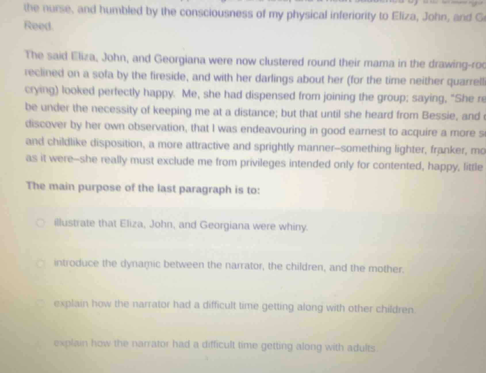 the nurse, and humbled by the consciousness of my physical inferiority …